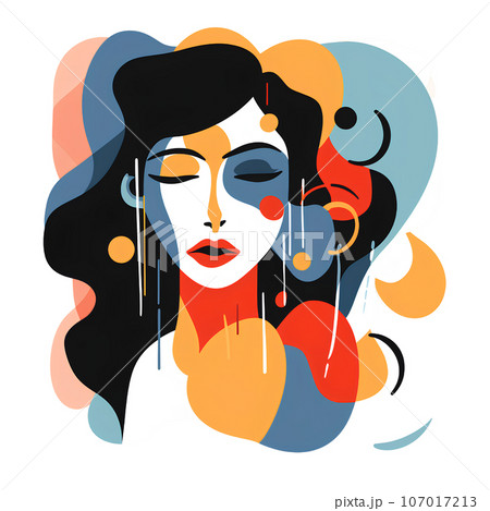 abstract, woman, illustration, art, graphic, background, design, poster, modern, face, style, fashion, girl, portrait, creative, female, colorful, beauty, concept, pattern, vintage, trendy, people, abstract, woman, illustration, art, graphic, background, design, poster, modern, face, style, fashion, girl, portrait, creative, female, colorful, beauty, concept, pattern, vintage, trendy, people, 107017213