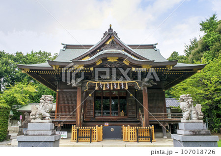 東京都・北区　赤羽八幡神社（あかばねはちまんじんじゃ）　拝殿 107018726