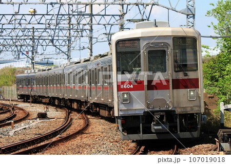 【東武】10000系10000型(東武スカイツリーライン:鐘ヶ淵駅) 【東武】10000系10000型(東武スカイツリーライン:鐘ヶ淵駅) 107019018