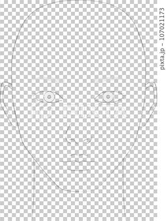 face illustration/makeup 107021173