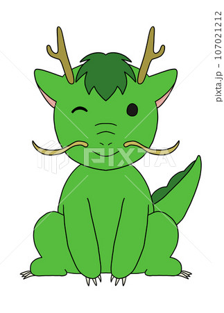 かわいい辰のイラスト4 107021212