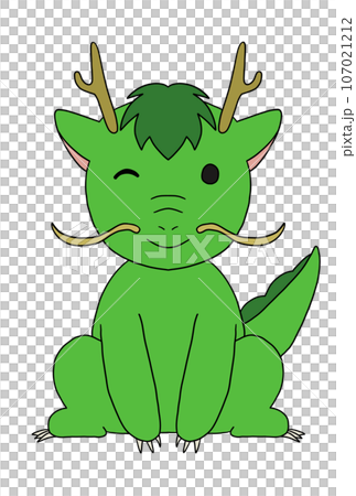 かわいい辰のイラスト4 107021212