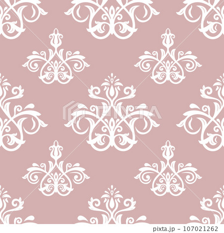 Orient Damask Seamless Background With Arabesques 107021262