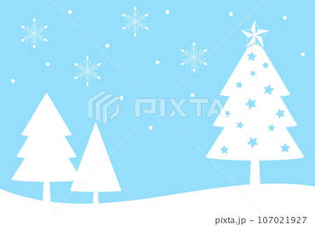 イラスト_クリスマスツリー イラスト_クリスマスツリー 107021927