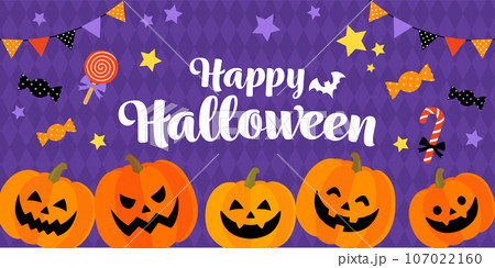 ハッピーハロウィンバナー(2:1) ハッピーハロウィンバナー(2:1) 107022160