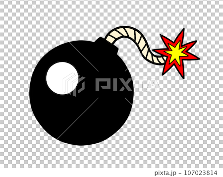 火がついた爆弾 107023814