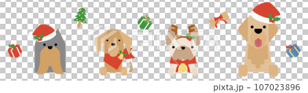可愛狗狗上半身(聖誕節)套裝C 可愛狗狗上半身(聖誕節)套裝C 107023896