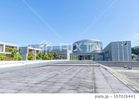 宮城県多賀城市 快晴の東北歴史博物館 宮城県多賀城市 快晴の東北歴史博物館 107026441