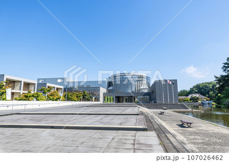 宮城県多賀城市 快晴の東北歴史博物館 宮城県多賀城市 快晴の東北歴史博物館 107026462