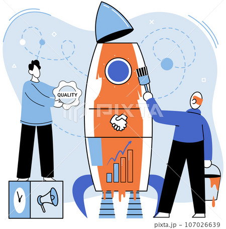 Team solving problems. Problems research and discover new idea, creativity to answer questions Collaboration work together to solve problem, teamwork unite together to achieve success Gears and 107026639