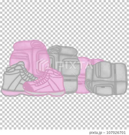backpack,boot,camp,camping supplies,campping,car camping,cloud,grass,healing,hobby,log,moon,mountain,nature,pink,rock,rubber ring,sea,shoes,sun,supplies,tent,travel,tree,vacation 107026701