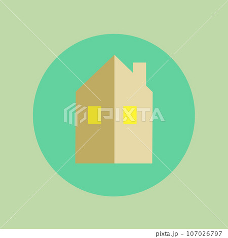 Building house flat icon 107026797