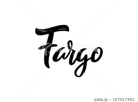 Fargo Lettering. 107027492