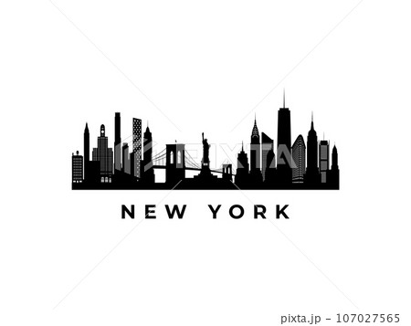 Vector New York skyline. Vector New York skyline. 107027565