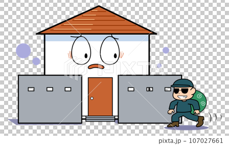 家の防犯対策-塀のある家は忍び寄られる 家の防犯対策-塀のある家は忍び寄られる 107027661