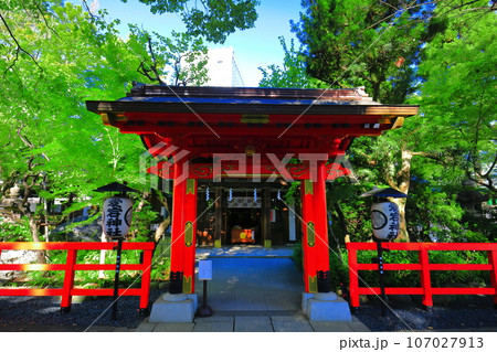 【東京都】出世の階段の愛宕神社の社殿 107027913