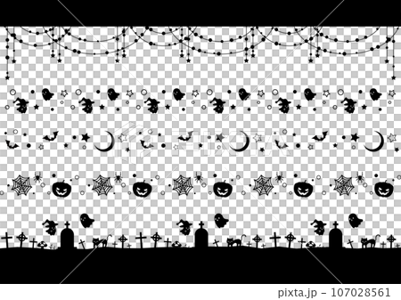 Cute decorative illustration with Halloween motif Cute decorative illustration with Halloween motif 107028561