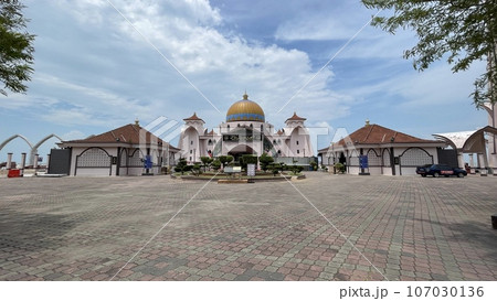 Masjid Selat Melaka, iconic mosque in Malacca Masjid Selat Melaka, iconic mosque in Malacca 107030136