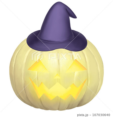 ハロウィン　かぼちゃのイラスト 107030640
