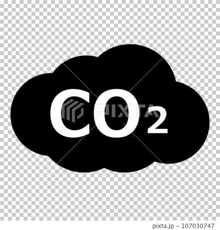 CO2 carbon dioxide icon 107030747