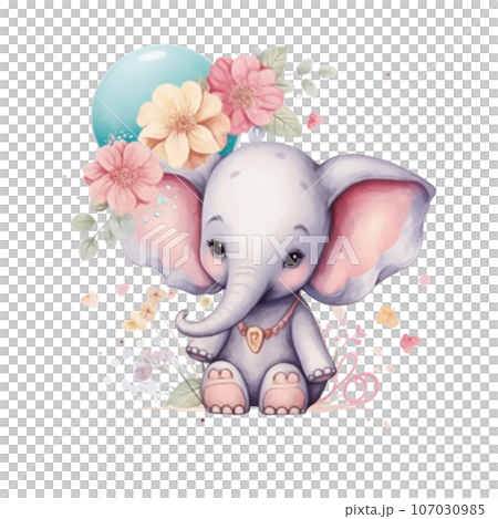 Elephant Dreams in Pixels: Baby Elephant Graphics Elephant Dreams in Pixels: Baby Elephant Graphics 107030985
