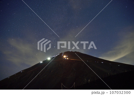 宝永山から見る夏の星空 107032300