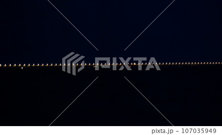 Night view in Namrin beach in Banchang district 107035949