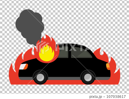 burning car burning car 107038617
