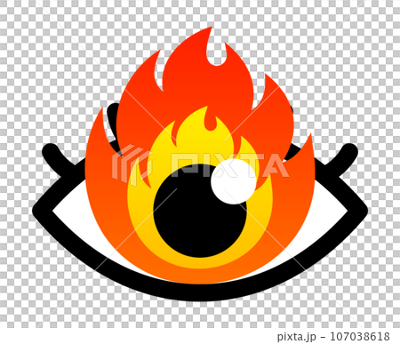 burning eyes 107038618
