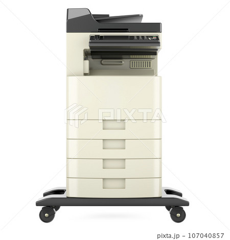 Office multifunction printer MFP, 3D rendering 107040857
