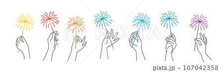 People celebrate new year. People celebrate new year. 107042358