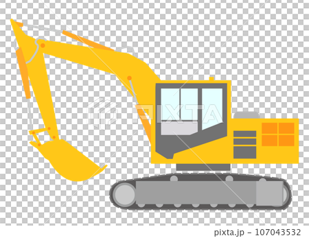 在建築工地工作的電鏟 在建築工地工作的電鏟 107043532