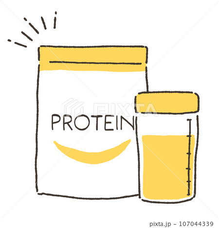 プロテインのイラスト 107044339