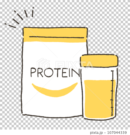 プロテインのイラスト 107044339