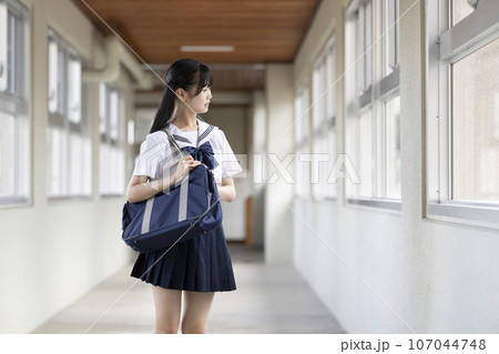 JCセーラー服 校内撮り 