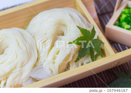 夏の料理・味覚～そうめん～ 107046167