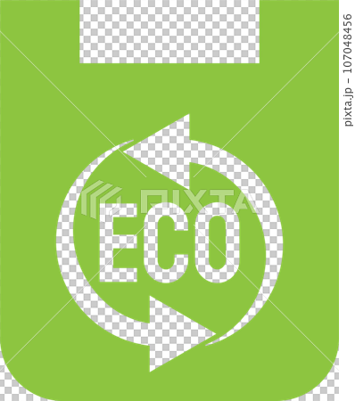 The eco icon element for environment or ecologically concept 107048456
