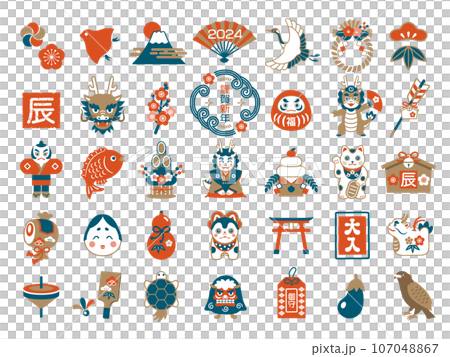 2024 年龍年新年圖示集 107048867