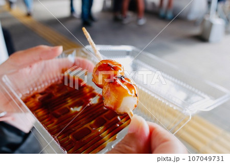 屋台で食べたみたらし団子 屋台で食べたみたらし団子 107049731