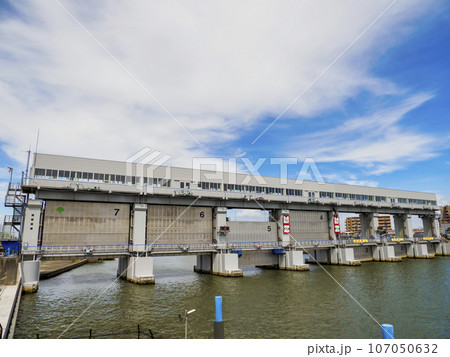 今井水門・新中川・東京都江戸川区 今井水門・新中川・東京都江戸川区 107050632