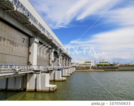 今井水門・新中川・東京都江戸川区 今井水門・新中川・東京都江戸川区 107050633