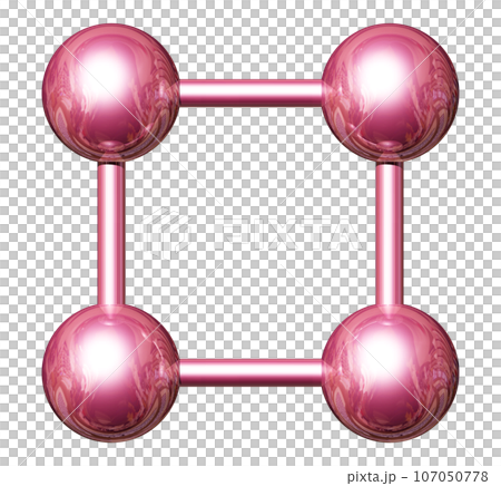 3D/3D "4 spheres/ball collaboration" red, red 3D/3D "4 spheres/ball collaboration" red, red 107050778
