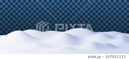 3D Winter Landscape with Snowdrifts 3D Winter Landscape with Snowdrifts 107051115