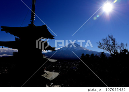 五重塔と富士山 107055482