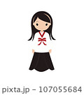 女の子 ,子供 ,少女 ,アジア人,AI 107055684