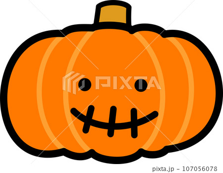 ハロウィン かぼちゃ おばけのイラスト素材 [107056078] - PIXTA