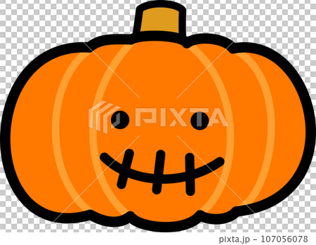 ハロウィン かぼちゃ おばけのイラスト素材 [107056078] - PIXTA