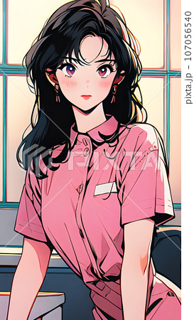 女性のイラスト素材 107056540