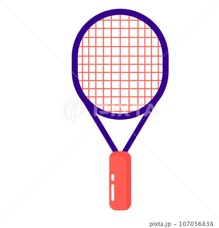 tennis racket and ball	 107056838