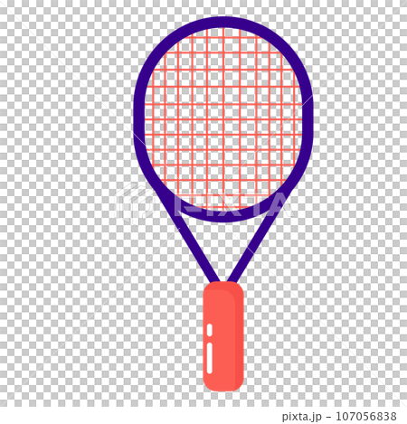 tennis racket and ball	 107056838